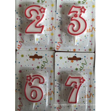 Number candle for Kids Birthday Party